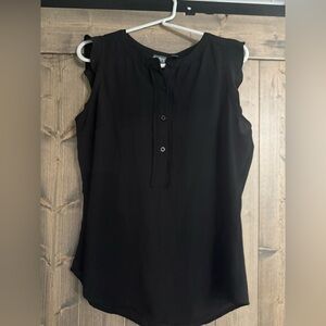 Soho Black Sleeveless Blouse